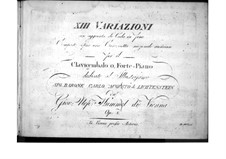 Variations on a Traditional Austrian Song, Op.8: Variations on a Traditional Austrian Song by Johann Nepomuk Hummel