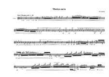 Musica sacra for Violin solo No.2, MVWV 807: Musica sacra for Violin solo No.2 by Maurice Verheul