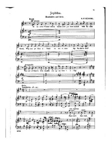 Jephtha, HWV 70: Farewell, ye limpid springs and floods by Georg Friedrich Händel