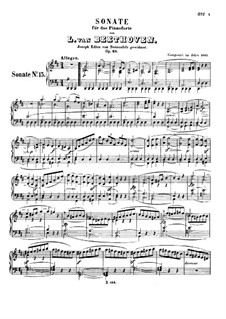 Sonata for Piano No.15 'Pastoral', Op.28: For a single performer by Ludwig van Beethoven