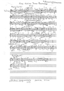 Eine Kleine Tango Pharaprase, Op.30: Eine Kleine Tango Pharaprase by Daniel Mihai