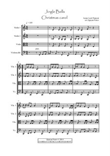 Quartet instruments version: For string quartet by James Lord Pierpont