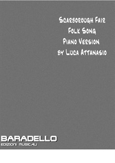 Scarborough Fair: For piano by folklore