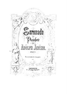 Piano Etudes, Op.32: Book II No.9 Serenade by Adolf Jensen