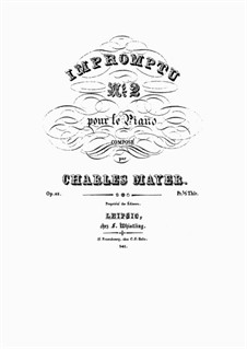 Impromptu No.2, Op.65: For piano by Charles Mayer