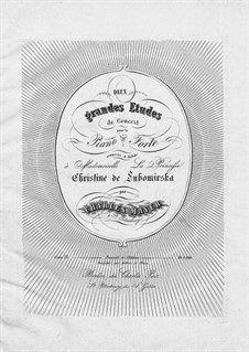 Deux Grandes Etudes de Concert, Op.73: Deux Grandes Etudes de Concert by Charles Mayer