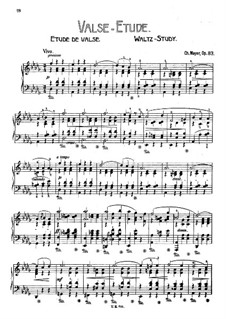 Valse-Etude No.3, Op.83: Valse-Etude No.3 by Charles Mayer