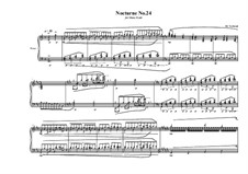 Nocturne No.24 for piano, MVWV 813: Nocturne No.24 for piano by Maurice Verheul