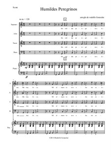 Humildes Peregrinos: For SATB choir by folklore