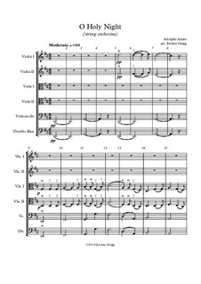 Instrumental version: For string orchestra by Adolphe Adam