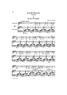 Complete set: Piano-vocal score (German text) by Robert Schumann