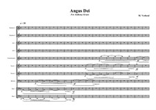 Angus Dei for S,A,Ct,T,Ba,B, MVWV 815: Angus Dei for S,A,Ct,T,Ba,B by Maurice Verheul