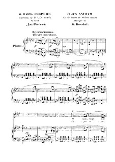 Stabat Mater: No.2 Cujus animam, for voice and piano by Gioacchino Rossini