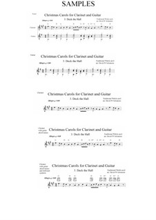 Two instruments version: For clarinet and guitar by folklore
