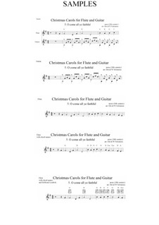 Instrumental version: For flute and guitar by John Francis Wade