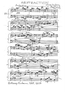 Abstraction, Op.116 No.5: Abstraction by Alexey Kurbanov