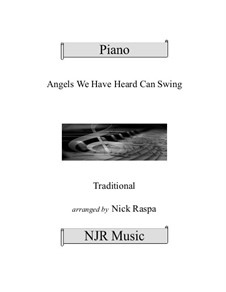 Angels We Have Heard Can Swing: For early intermediate piano by folklore