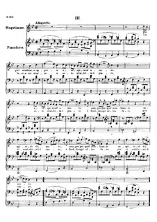 Four Canzones for Voice and Piano, D.688: No.3 Da quel sembiante appresi by Franz Schubert