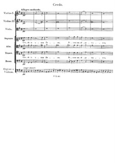 Mass No.2 in G Major, D.167: Credo by Franz Schubert