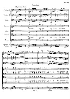 Mass No.2 in G Major, D.167: Sanctus by Franz Schubert