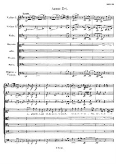 Mass No.2 in G Major, D.167: Agnus Dei by Franz Schubert