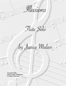 Illusions: For flute and piano by Janice Malan