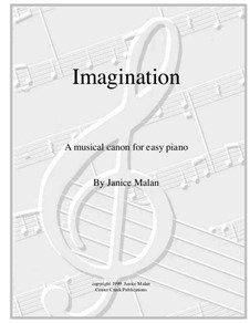 Imagination for piano solo: Imagination for piano solo by Janice Malan