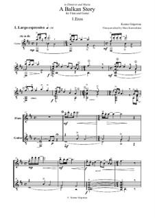A Balkan Story - for flute and guitar: A Balkan Story - for flute and guitar by Kostas Grigoreas