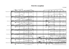 Octet for Saxophone, MVWV 790: Octet for Saxophone by Maurice Verheul