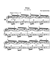 No.10: For piano by Johann Friedrich Burgmüller