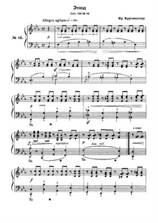 Etude No.16: For piano by Johann Friedrich Burgmüller