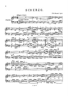 Trois Morceaux (Three Pieces): Scherzo, Op.4 by Ferruccio Busoni