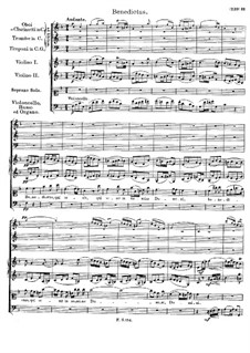 Mass No.4 in C Major, D.452: Benedictus by Franz Schubert