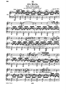 Piano-vocal score (Page 3): B Flat Major by Franz Schubert