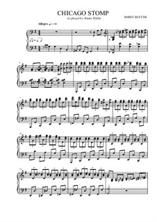 Chicago stomp by J. Blythe - sheet music on MusicaNeo