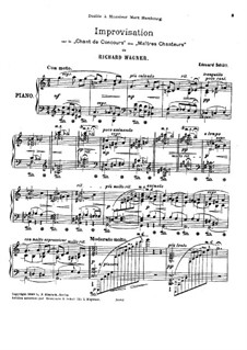 Improvisation on Theme from 'The Mastersingers of Nuremberg' by R. Wagner: Improvisation on Theme from 'The Mastersingers of Nuremberg' by R. Wagner by Eduard Schütt