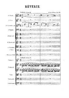 Rêverie, Op.24: Full score by Alexander Scriabin