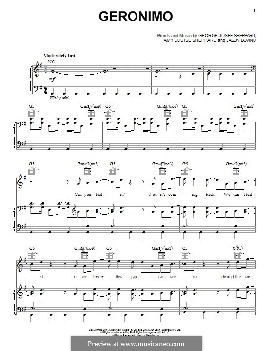Geronimo: For voice and piano (or guitar) by George Josef Sheppard