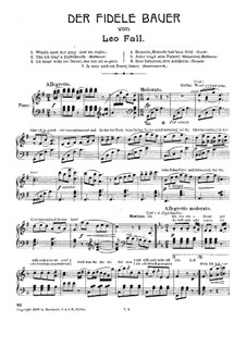 Der Fidele Bauer: Der Fidele Bauer by Leo Fall
