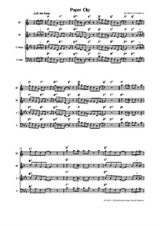 Paper Clip: For ensemble instruments by Michael J.D. Roberts