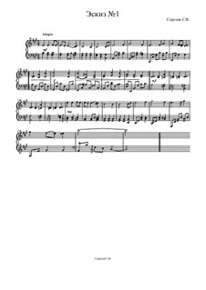 Sketch No.1, Op.1: Sketch No.1 by Sergey Sergeev