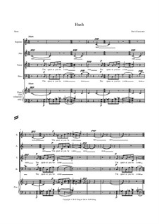 Hush - for Choir SATB: Hush - for Choir SATB by David Lancaster
