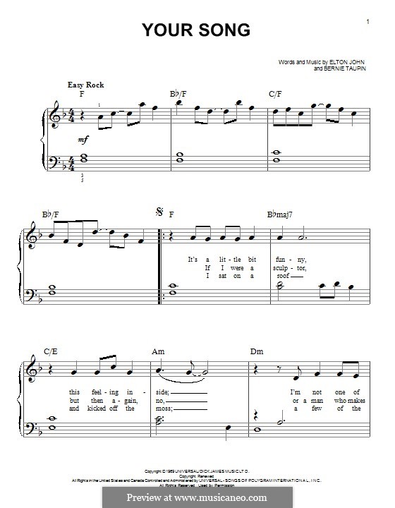 Yours песня. Your Song Elton John Ноты для фортепиано. Elton John your Song Ноты. Your Song Элтон Джон Ноты для фортепиано. Elton John blessed Ноты для фортепиано.