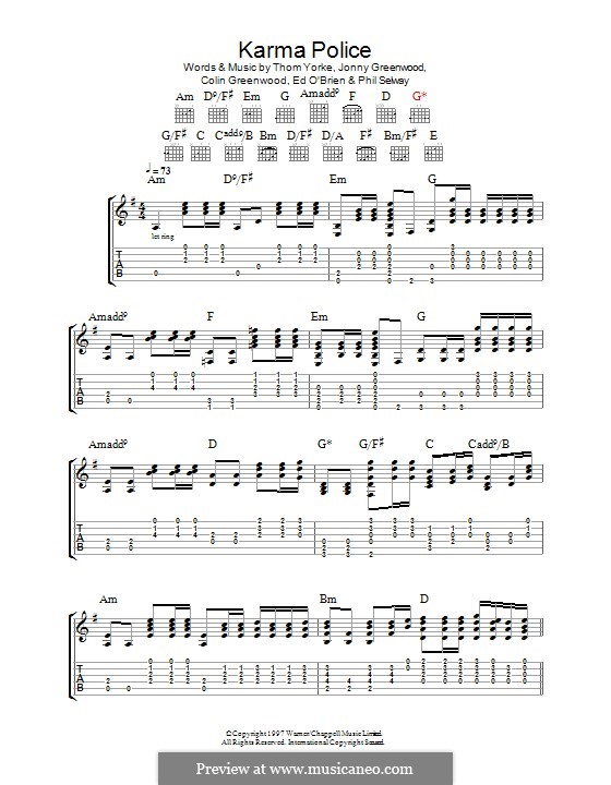 Radiohead karma police