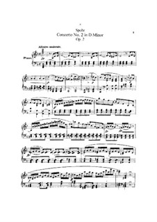 Concerto for Violin and Orchestra No.2 in D Minor, Op.2: Version for violin and piano by Louis Spohr