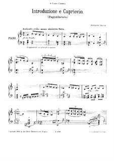 An die Jugend (To Youth), BV 254: Book IV. Introduction, Capriccio and Epilogue by Ferruccio Busoni