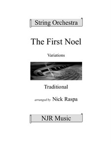 Variations: For string orchestra – score, parts by folklore