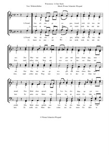 Winterreise, Nr.1-43, Op.23: Nr.28 Gute Nacht by Werner Schneider-Wiegand