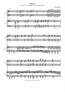 Rejoice!: Rejoice! by Arthur Henry Messiter, John Darwall