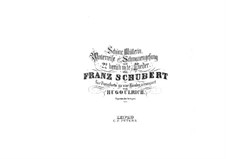 Complete Cycle: For piano four hands by Franz Schubert